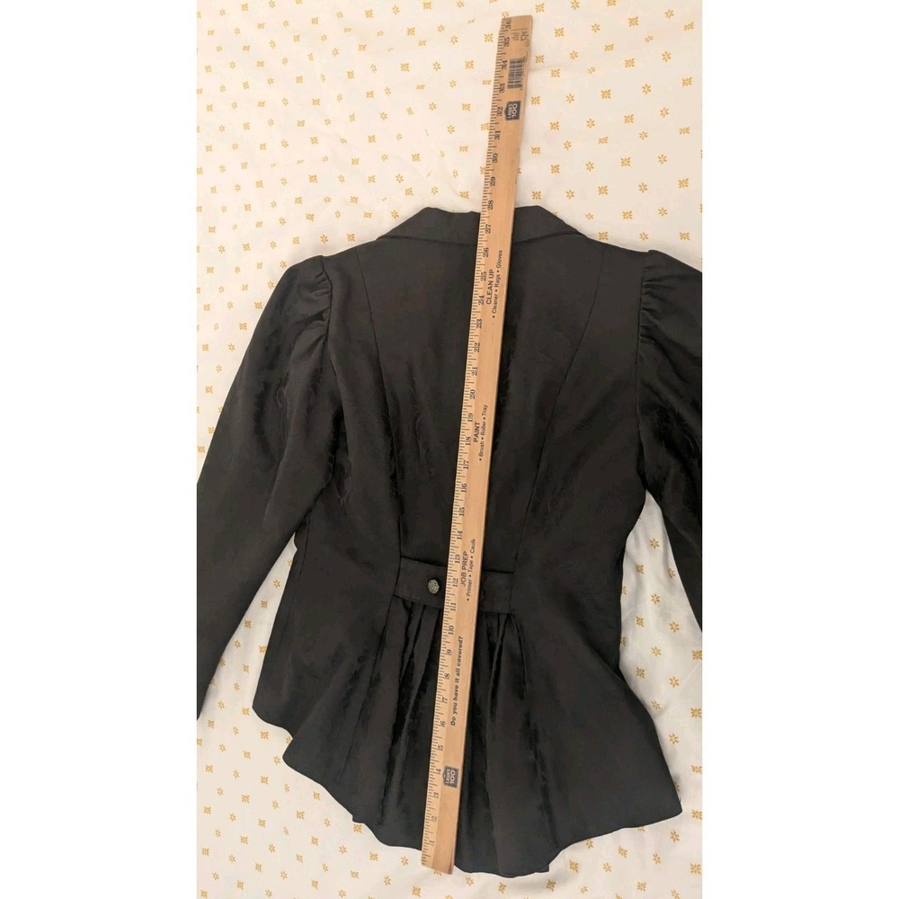 Wah Maker Jacquard Peplum Victorian Western Blazer Jacket Riding Skirt Size 6 - Picture 7 of 16